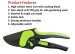 Easy Grip Ratchet Pruning Shears for Seniors