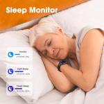 Senior-Friendly Waterproof Fitness Tracker Watch