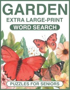 Extra Large Print Garden Word Search Puzzles