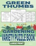 Large Print Gardening Puzzle Book for Seniors