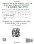 Large Print Gardening Word Search Puzzles for Seniors