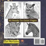 Mindfulness Animal Coloring Book for Stress Relief