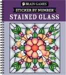 Sticker by Number: Stained Glass Brain Games for Seniors