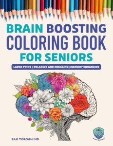 Memory Boosting Coloring Book for Seniors