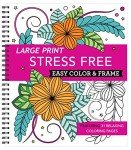 Large Print Coloring Book for Stress Relief