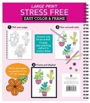 Large Print Coloring Book for Stress Relief