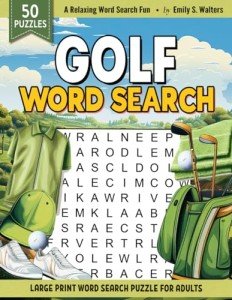 Golf Word Search Puzzles for Seniors and Adults