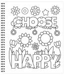 Large Print Coloring Book for Stress Relief