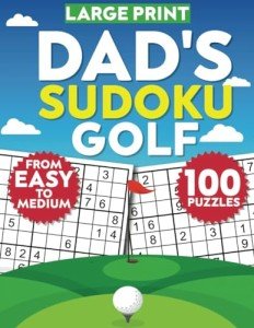 Sudoku Golf Puzzles for Seniors — Large Print