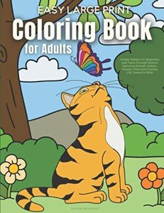 Large Print Coloring Book for All Ages