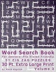 Zig Zag Word Search Book for Seniors