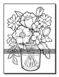 Large Print Coloring Book for Seniors and Adults