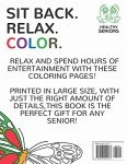 Large Print Coloring Book for Seniors