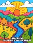 Large Print Adult Coloring Book for Seniors
