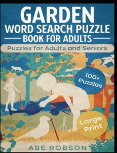Large Print Garden Word Search for Seniors
