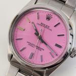Rolex Oyster Perpetual Candy Pink Dial Watch