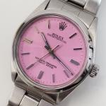 Rolex Oyster Perpetual Candy Pink Dial Watch
