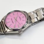Rolex Oyster Perpetual Candy Pink Dial Watch