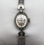 Vintage Helbros Cocktail Watch for Women 17mm Silver