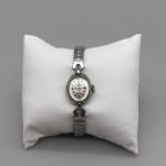 Vintage Helbros Cocktail Watch for Women 17mm Silver