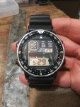 Vintage Citizen Windsurfer Alarm Chronograph Watch
