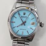 Rolex OysterDate 31 Turquoise Steel Manual Watch
