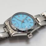 Rolex OysterDate 31 Turquoise Steel Manual Watch