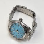 Rolex OysterDate 31 Turquoise Steel Manual Watch