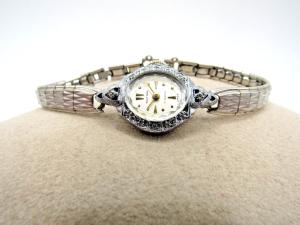 Waltham Ladies Cocktail Swiss 10K GF Diamond Watch