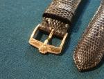 Vintage Rolex Black Lizard 20mm Watch Strap