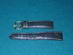 Vintage Rolex Black Lizard 20mm Watch Strap