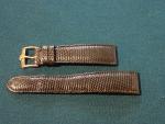 Vintage Rolex Black Lizard 20mm Watch Strap