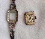 Vintage Hamilton 14K White Gold Diamond Lady Watch