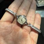 Hamilton Ladies Cocktail Watch with 10k Gold Bezel