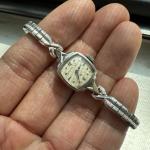 Hamilton Ladies Cocktail Watch with 10k Gold Bezel