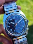 1970s Timex Military Viscount Crosshair Automatic Watch