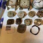 Vintage Men's Military Watches for Repair or Parts