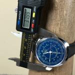 Vintage Russian 24-Hour Mechanical Pilot Watch 38mm