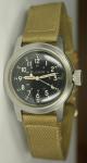 Bulova 1950s Military Steel Pilot's Watch Model 3818A