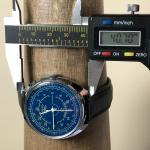 Vintage Russian 24-Hour Mechanical Pilot Watch 38mm