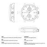 About Vintage 1815 Stainless Steel Men's Chronograph