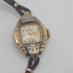 Vintage Central Mechanical Watch Gold & Silver Tone
