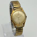1950s HELBROS Gold Tone Mechanical Dress Watch