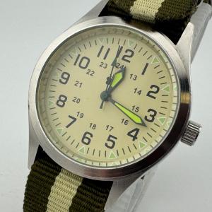 Unisex Vintage Military Field Style Quartz Watch