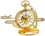 Charles-Hubert Paris Gold-Plated Pocket Watch