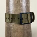 Men's Vintage Military Field Quartz Watch, Olive Band