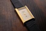 Vintage Seiko Slim Tank Quartz Men's Dress Watch