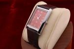 Vintage Seiko Slim Quartz Red Dial Dress Watch