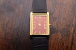 Vintage Seiko Slim Tank Red Dial Dress Watch