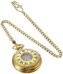 Charles-Hubert Paris Gold-Plated Pocket Watch